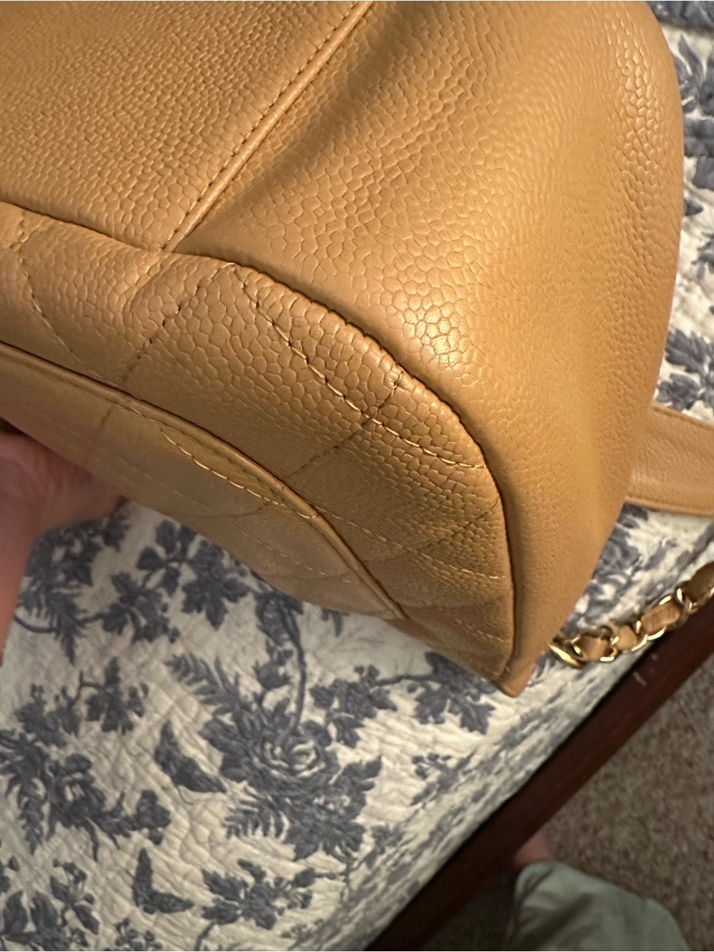 SOLD ♥️ Chanel Vintage Shoulder Bag - Caviar Leather - Vintage Chanel Hobo Bag - Picture 14 of 17